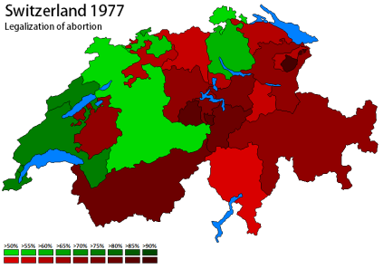 1977 popular initiative to legalize abortion on demand (own map)